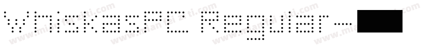 WhiskasPC Regular字体转换